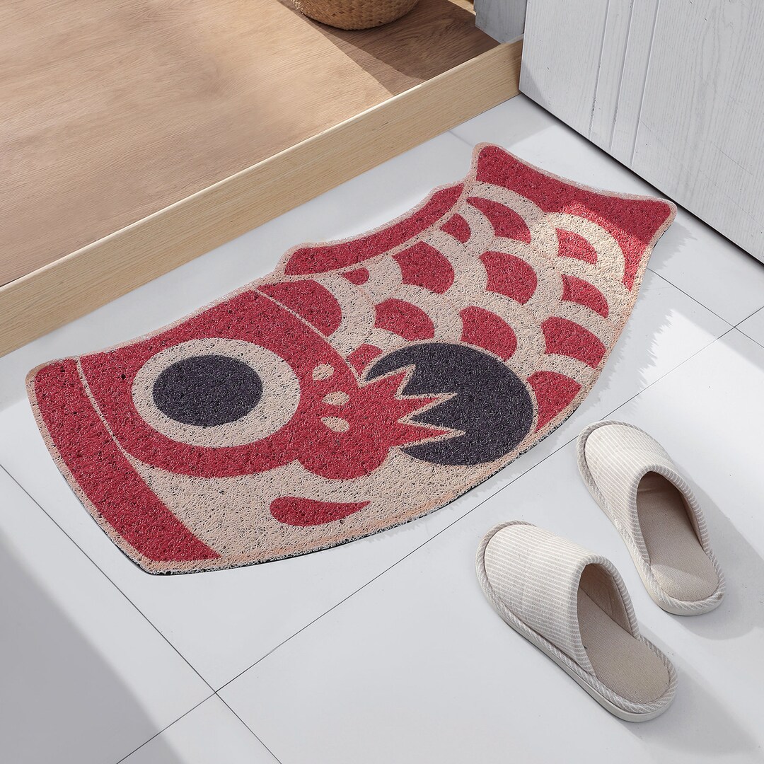 Koi Entrance Door Mat Japanese Traditional Carp Doormat Cute Etsy