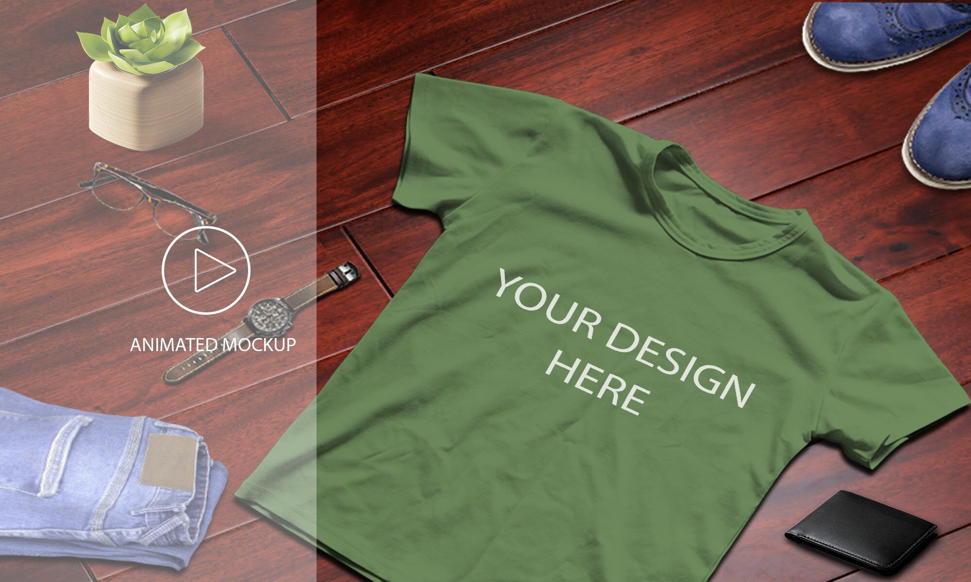 Download Animated T-shirt Mockup | Etsy