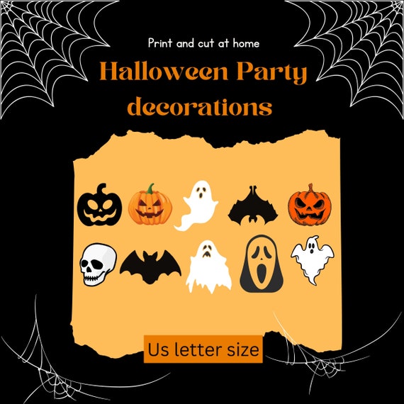 Printable Halloween Decorations Template