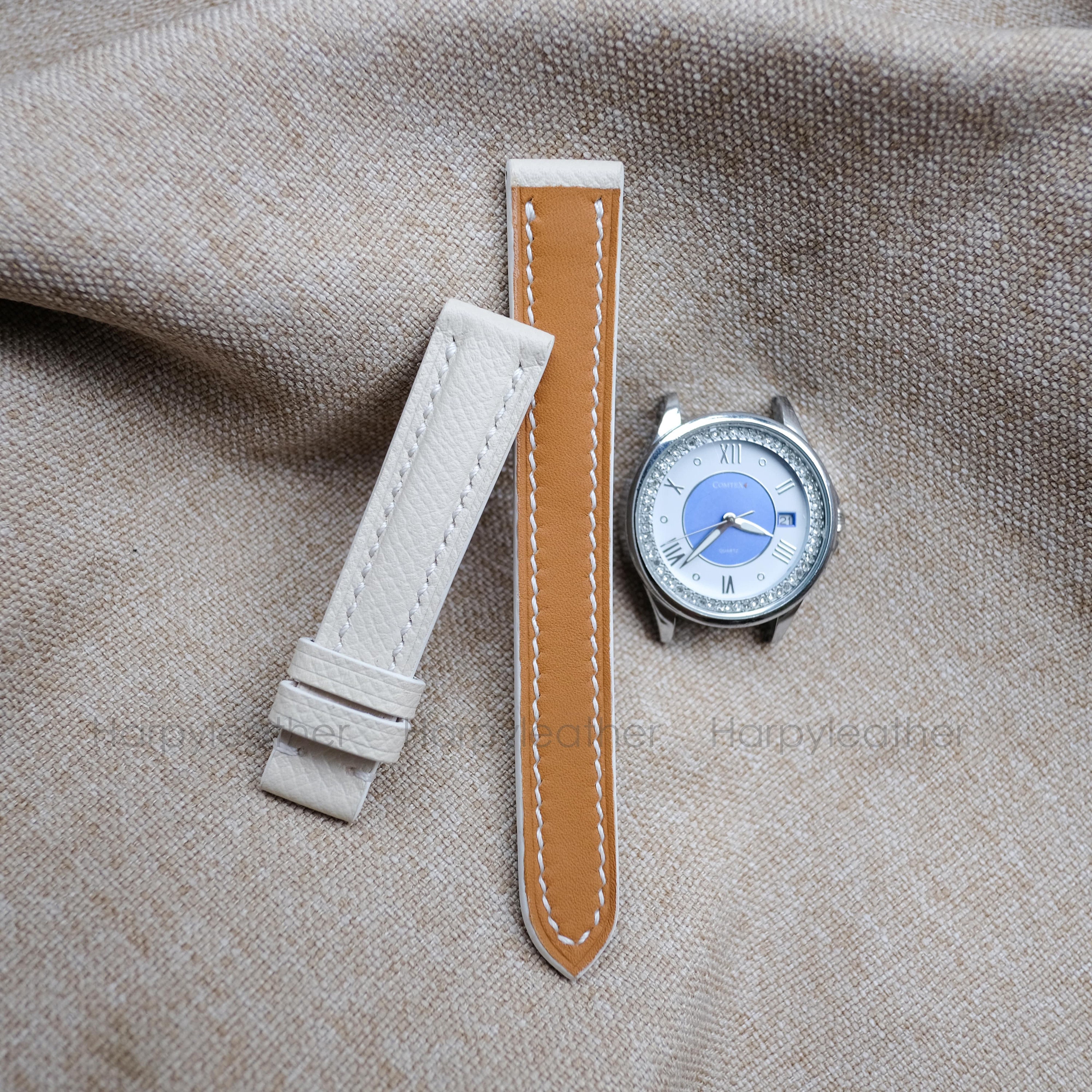 White watch band replacement sale