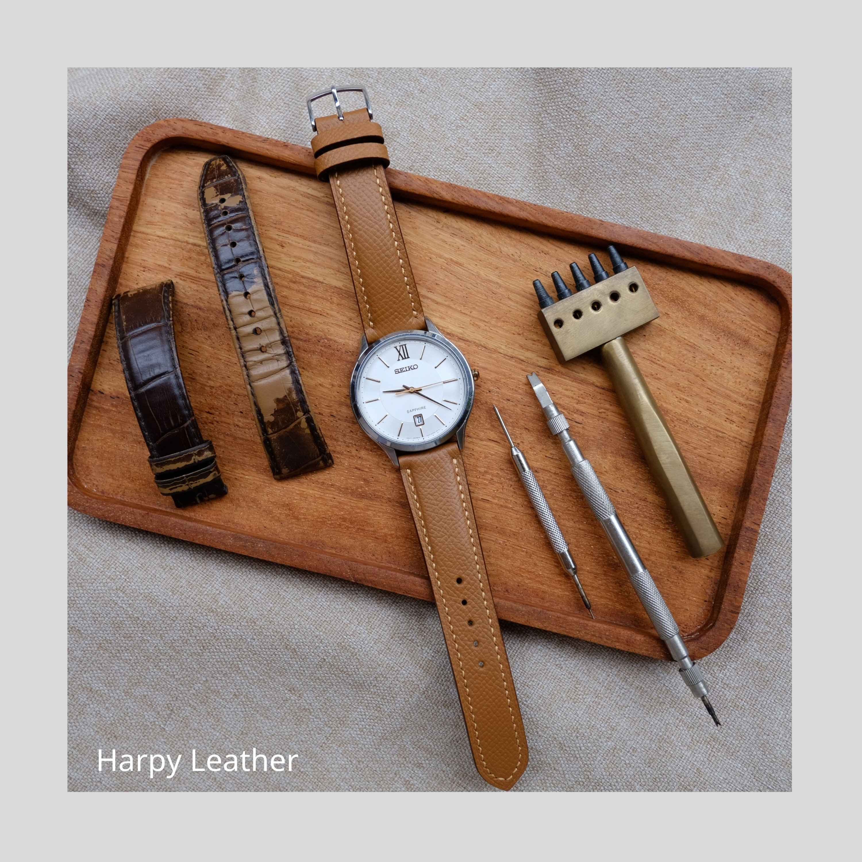 Seiko Leather Strap - Etsy