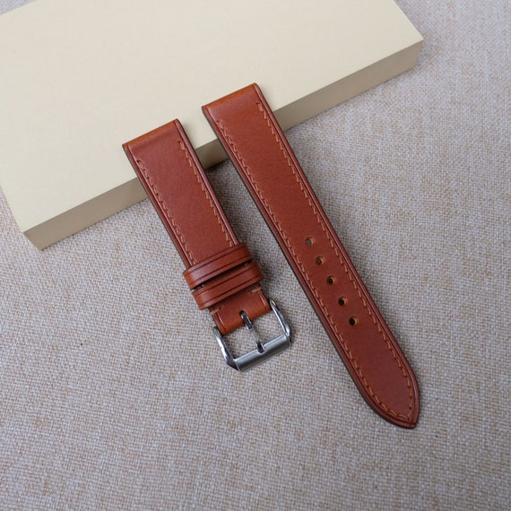 Cinturino Per Orologio In Pelle Nera: Fatto A Mano Badalassi - Foto 7