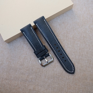 Babele navy blue watch strap 24mm 23mm 22mm 21mm 20mm 19mm 18mm 17mm 16mm 14mm watch straps & bands