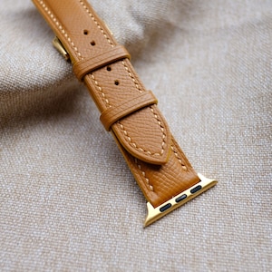 Apple Watch-band 40 mm 44 mm 42 mm 38 mm, handgemaakte leren Apple Watch-banden, Apple Watch-band serie 6 5 4 3 2 SE voor mannen en vrouwen