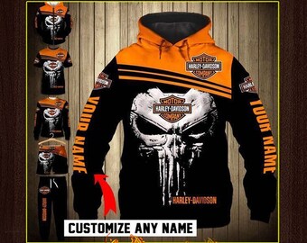zip hoodie harley davidson