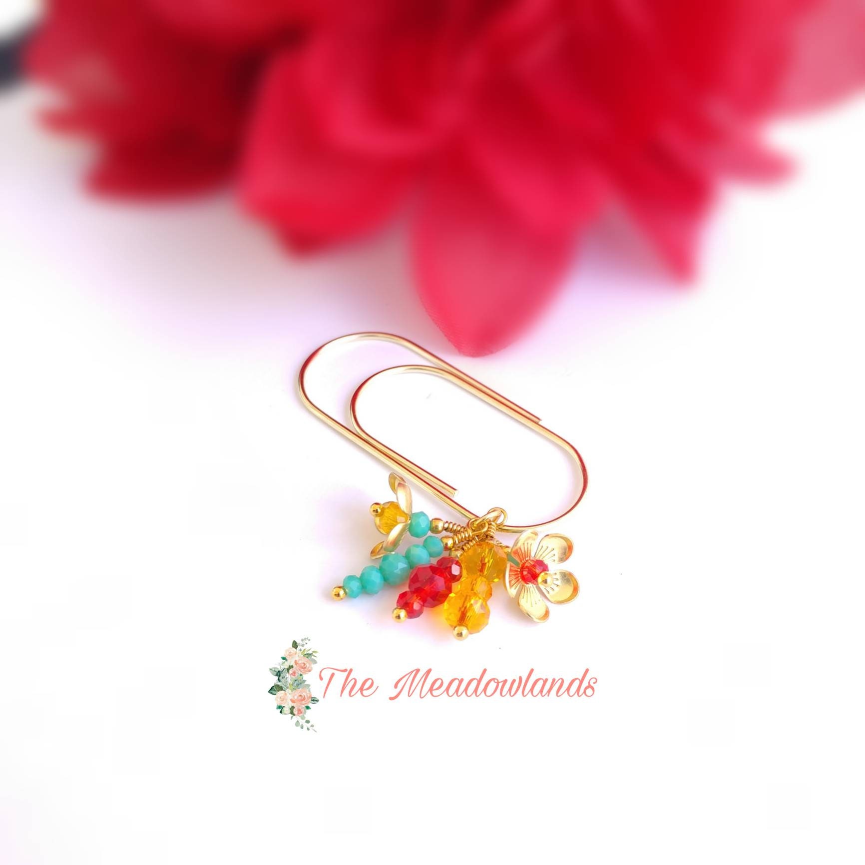 Charm Planner Clip Charm Bookmark Planner Paperclip Journaling Supplies Charm Clip Paper & Party