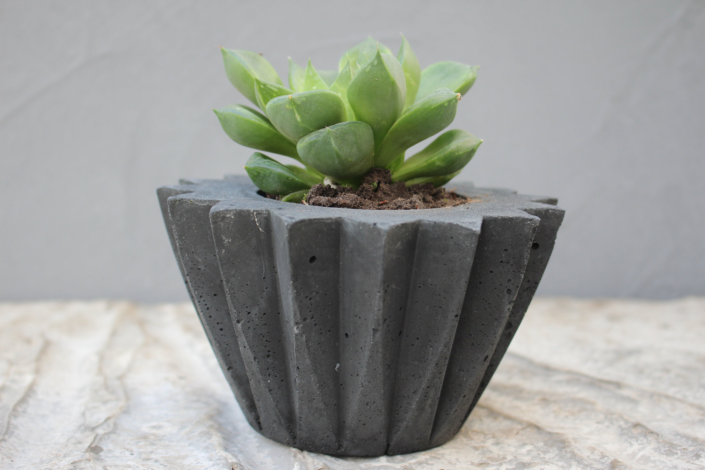 Topf aus Beton. Beton Übersitzer. Topfhalter.Beton Topf. Beton | Etsy