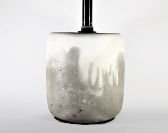 Toilet Brush Holder from Concrete Minimal Nordic Bathroom Accessory Leak Free Splash Proof Sturdy Cement Brush Stand