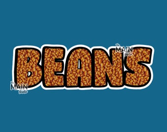 BEANS Vinyl Sticker