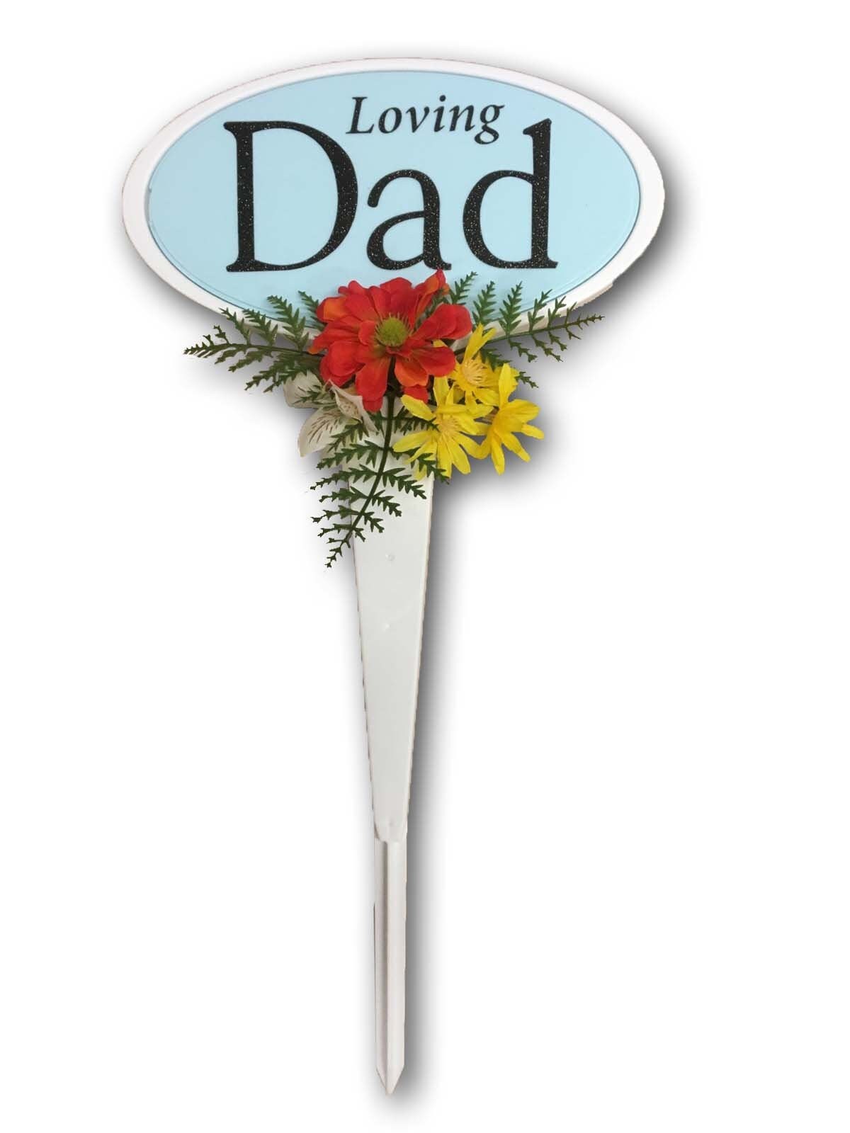 Cemetery Memorial Dad Grave Marker Father Grave Etsy