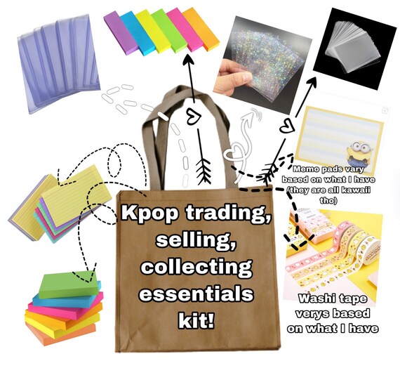 Kpop trading essentials kit for trading selling collecting Etsy