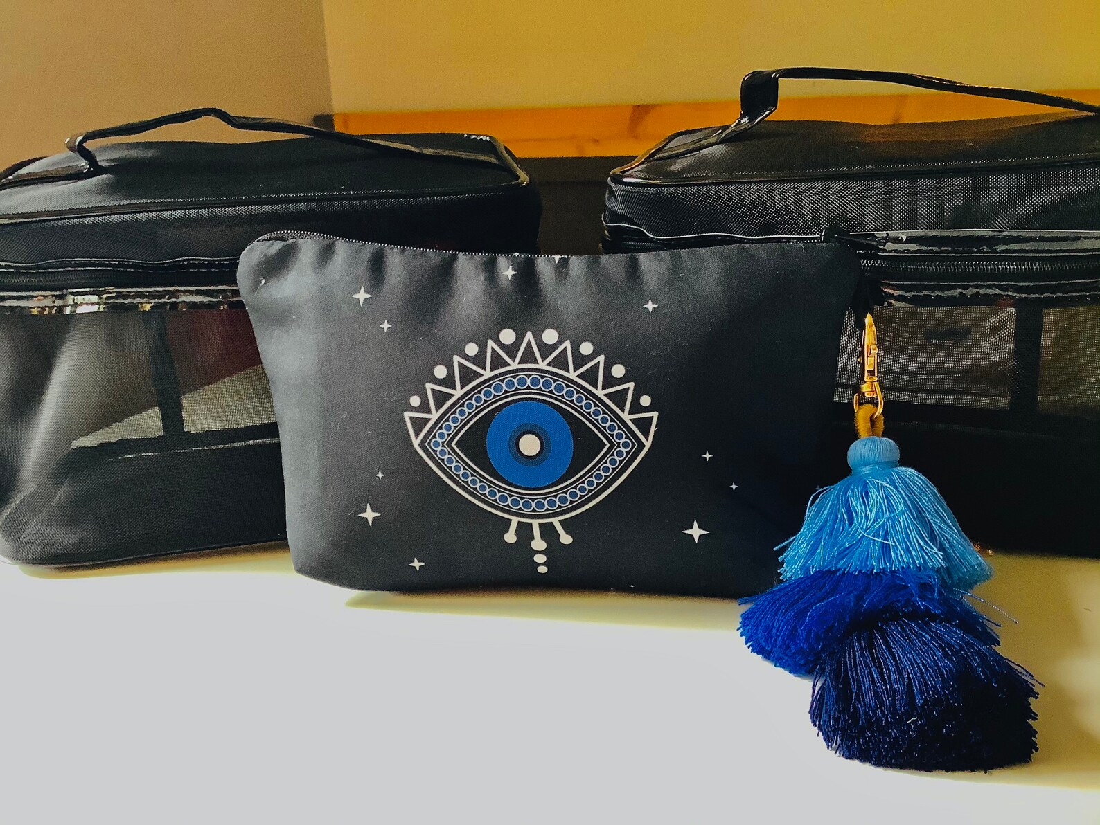 Evil Eye Bag evil eye makeup bag boho small clutch bag Etsy