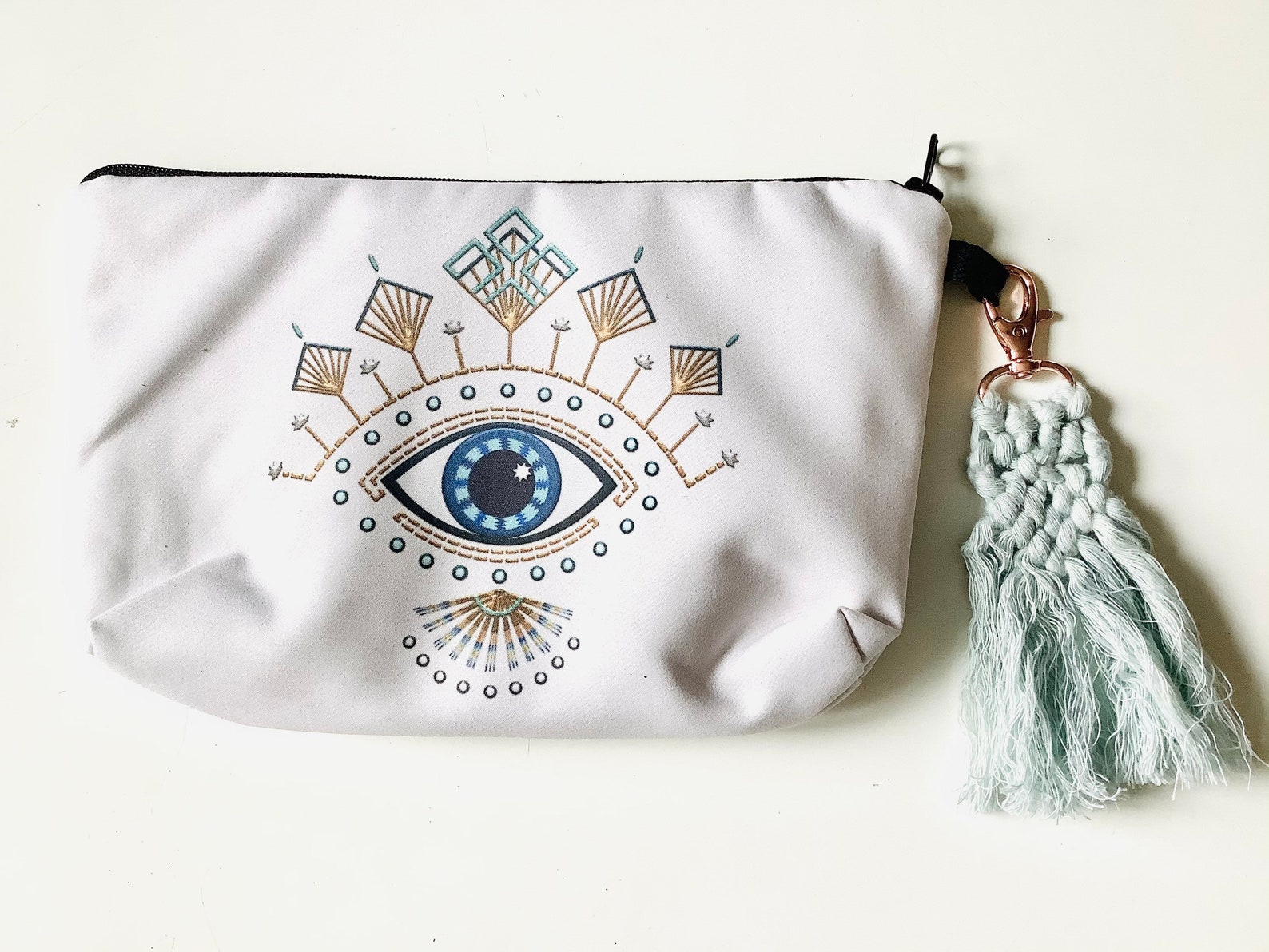 Evil Eye Bag evil eye makeup bag boho small clutch bag Etsy