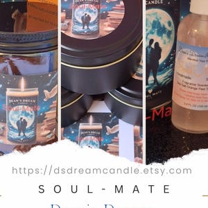Soul-Mate Dream Candle| Soy Wax | Scented Candle |Manifesting peace Candle | Amber Glass Candle |Hand Poured | Choose Your Dream Candle| 8oz