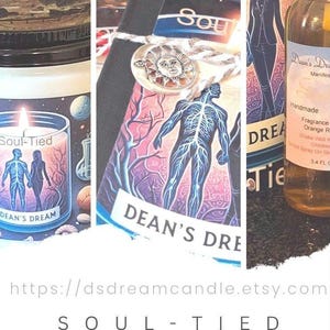 Soul-Tied Dream Candle| Soy Wax | Scented Candle |Manifesting peace Candle | Amber Glass Candle |Hand Poured | Choose Your Dream Candle| 8oz