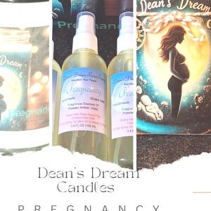 Pregnancy Dream Candle| Soy Wax | Scented Candle |Manifesting peace Candle | Amber Glass Candle |Hand Poured | Choose Your Dream Candle| 8oz