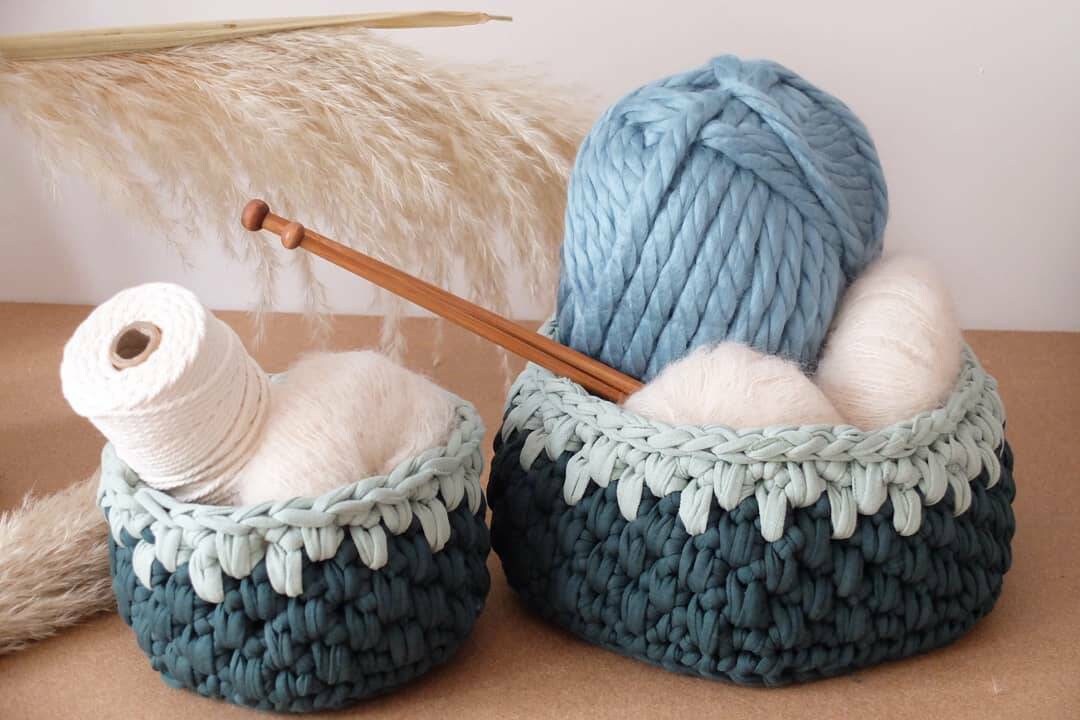 Cestas de almacenamiento decorativas / Cesta Panière / Cesta | Etsy