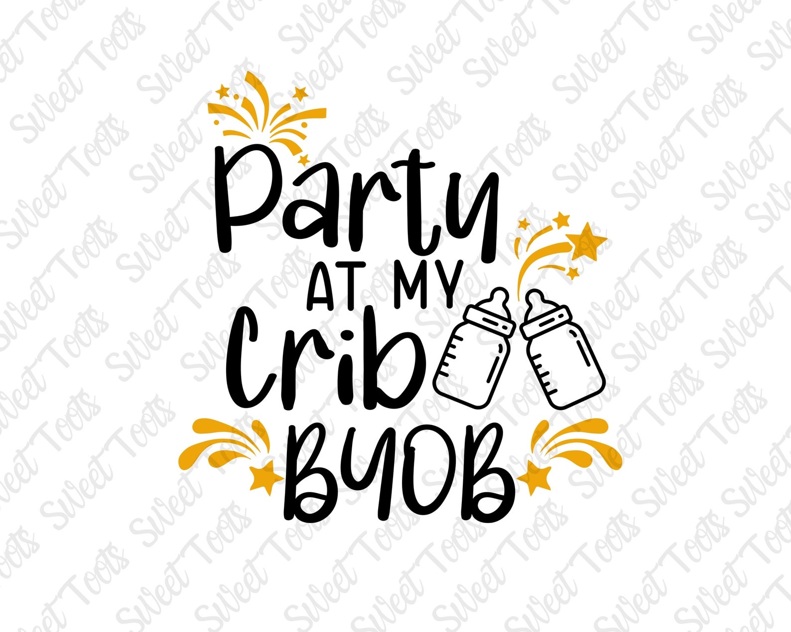 Party at My Crib BYOB SVG Png Instant Download Cut File Etsy