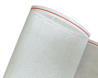 14ct kleur kruissteek stof canvas klein raster witte kleur stiksels