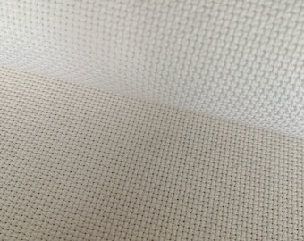 16 Count Cross Stitch Fabric Embroidery Aida Cloth, White