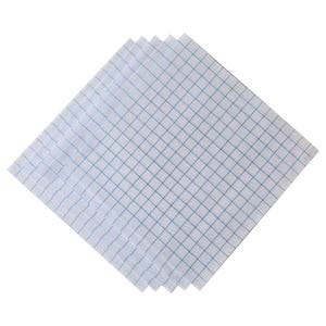 14 Count Aida Cloth: 11.8&quot; Pre-Cut Cross Stitch Fabric with Washable Grid - 5pc Set