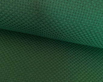 14 Count Cross Stitch Fabric Embroidery Aida Cloth, Hunter Green