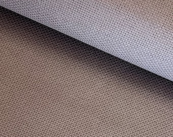 14 Count Aida Cross Stitch Fabric Embroidery Cloth, Coffee Brown