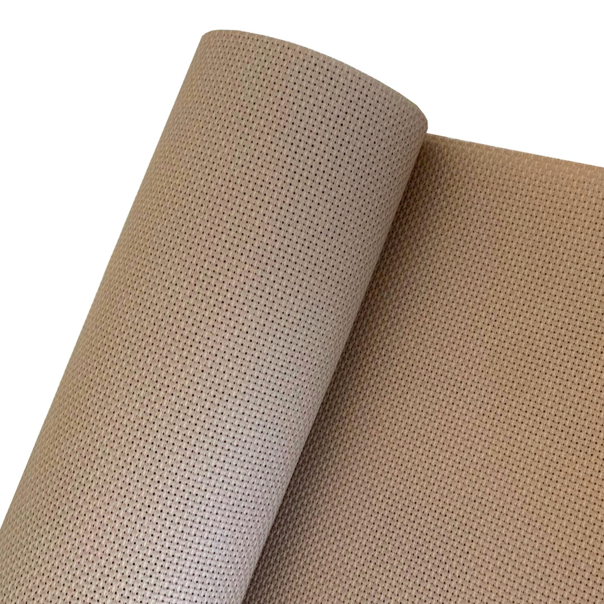4 Pezzi Di Tela Aida In Cotone Per Punto Croce, 14 Count, 30,5 X 45,7 Cm, Colore Cachi, Rigida E Inamidata