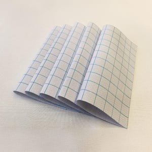 9 Count Aida Cloth: 11.8&quot; Pre-Cut Cross Stitch Fabric with Washable Grid - 5pc Set