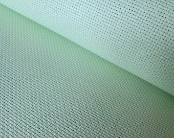 14CT räknat Aida-tyg korsstygnsbroderityg, ljus limegrön