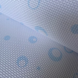 11 Count Polka Dot Bubble Gedruckt Muster Aida Tuch Kreuzstich Stickerei Stoff