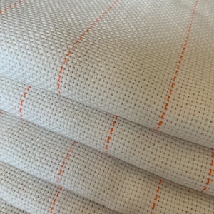 Tufting Cloth Monks Tessuto di supporto in tessuto con linee guida, bianco