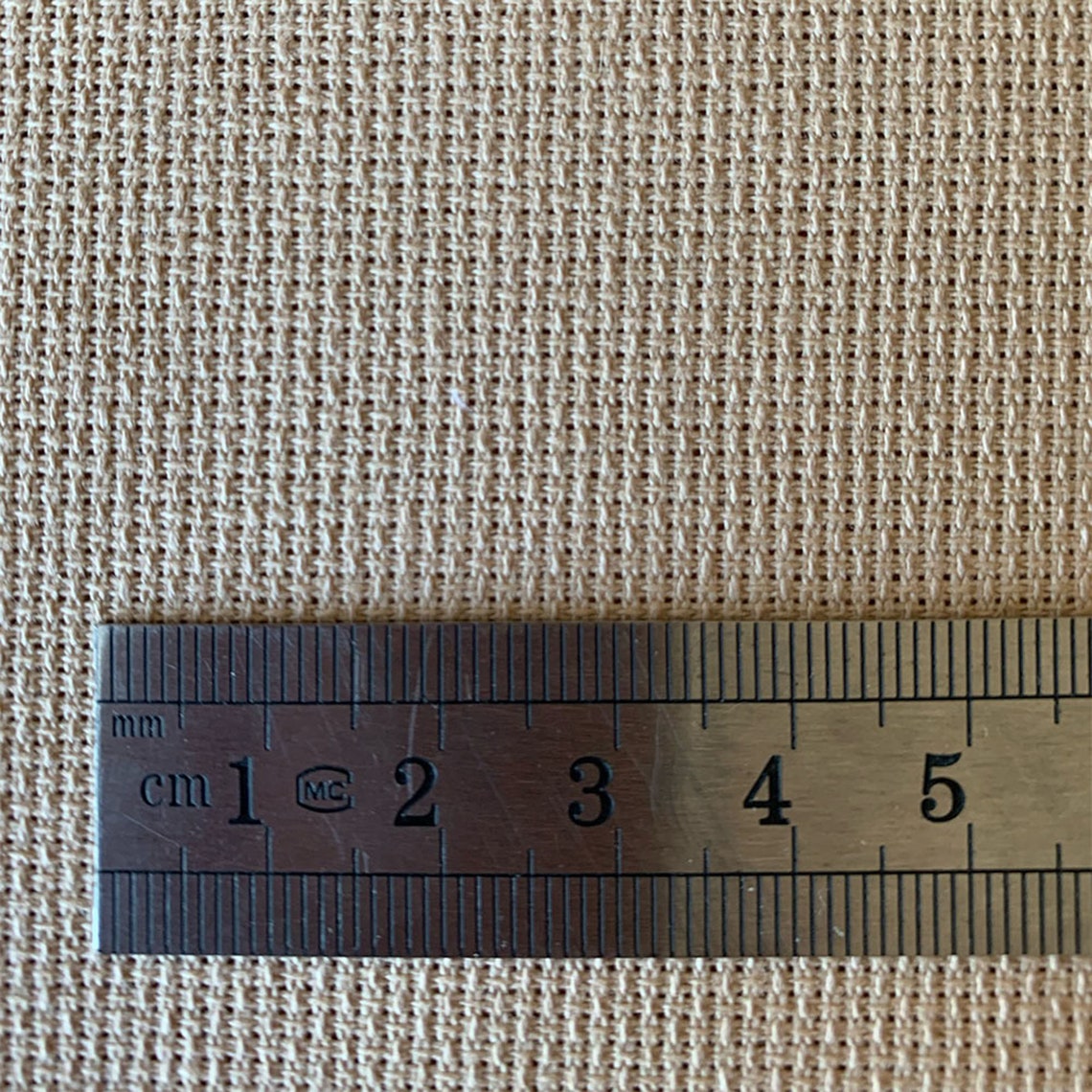 18 Count Cross Stitch Fabric Embroidery Aida Cloth Khaki Etsy UK