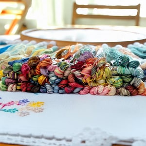 12 Skeins Variegated Embroidery Floss Pack For Cross Stitch Friendship Bracelets