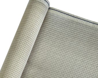 5CT Dubbeltrådig Stor Nätad Spärrkrok Tygmatta Canvas, Vit