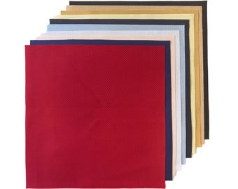 Confezione di campioni di tessuto Aida da 11 pezzi - 11,8x11,8 pollici, pezzi pretagliati per punto croce e ricamo