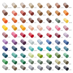 Pre-Cut Latch Hook Rug Yarn Bundles Embroidery Carpet Threads Available with 80 Color Choice for Easy Crafting