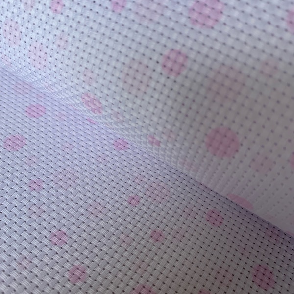 Pink 11 Count Aida Fabric Etsy