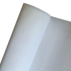 22 Count Evenweave Cross Stitch Cloth Hardanger Fabric, Beautifully White