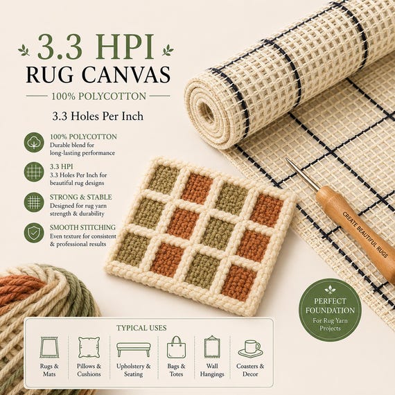3.3 HPI Easy Count Rug Canvas