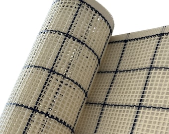 Zweigart Rug/Tapestry Canvas (3hpi) Blue Lined Latch Hook Rug Canvas (Multiple S | UK - View #4