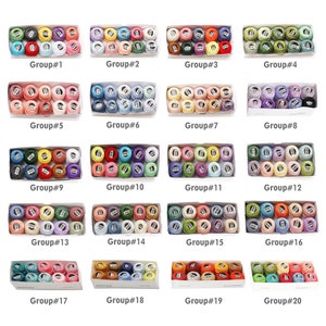 Box of 10 Balls Multi-color Double Mercerized Egyptian Long-Staple Cotton Crochet Threads Lace Yarn, 40meter Per Ball, Thread Size 8