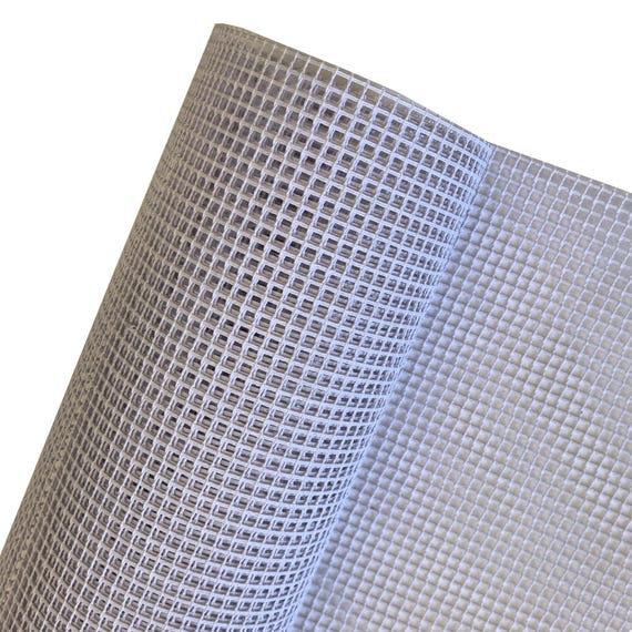 4CT White Latch Hook Canvas, Rug Making Mesh Fabric