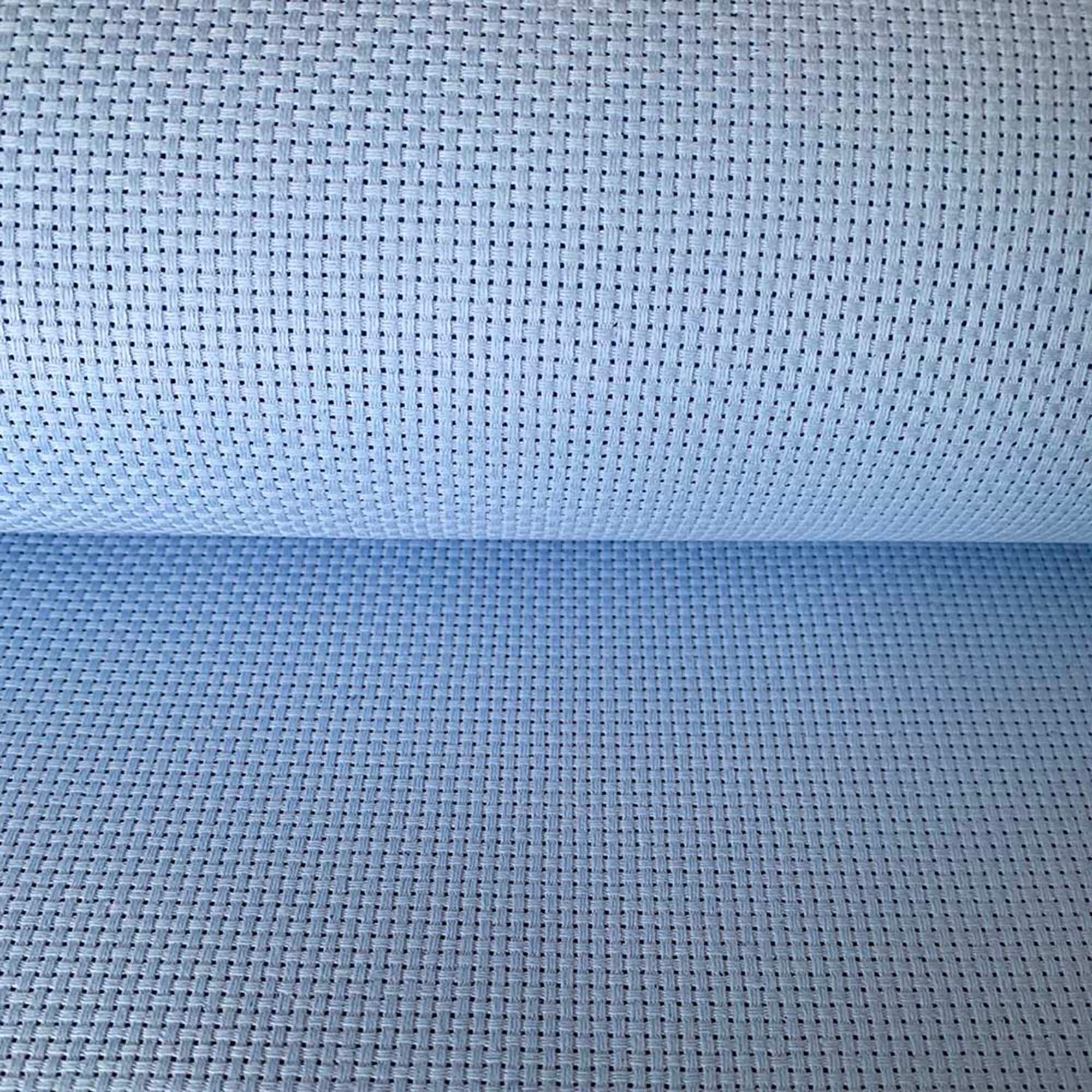 11 Count Aida Cloth Cross Stitch Embroidery Fabric Light Blue Etsy