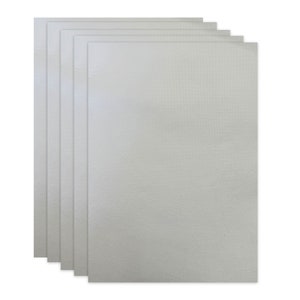 Tessuto non tessuto solubile in acqua stampabile in formato A4 da 5 fogli con adesivo di supporto