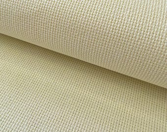 18 Count Cross Stitch Fabric Embroidery Aida Cloth, Beige