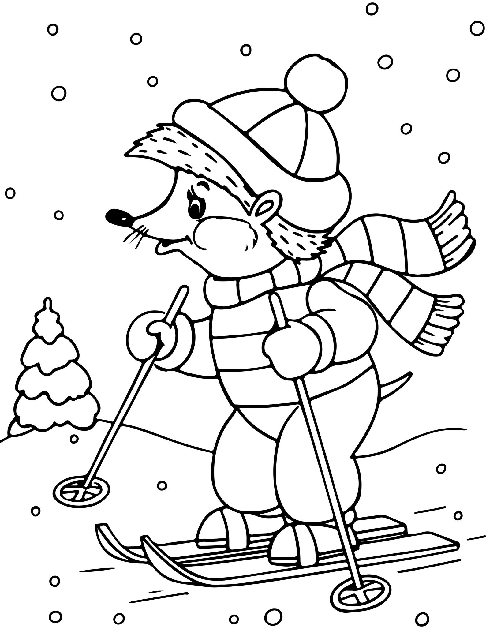 Hedgehogs in Hats Colouring Book - Etsy