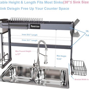Die Höhe des Trockengestells über dem Waschbecken ist | Etsy