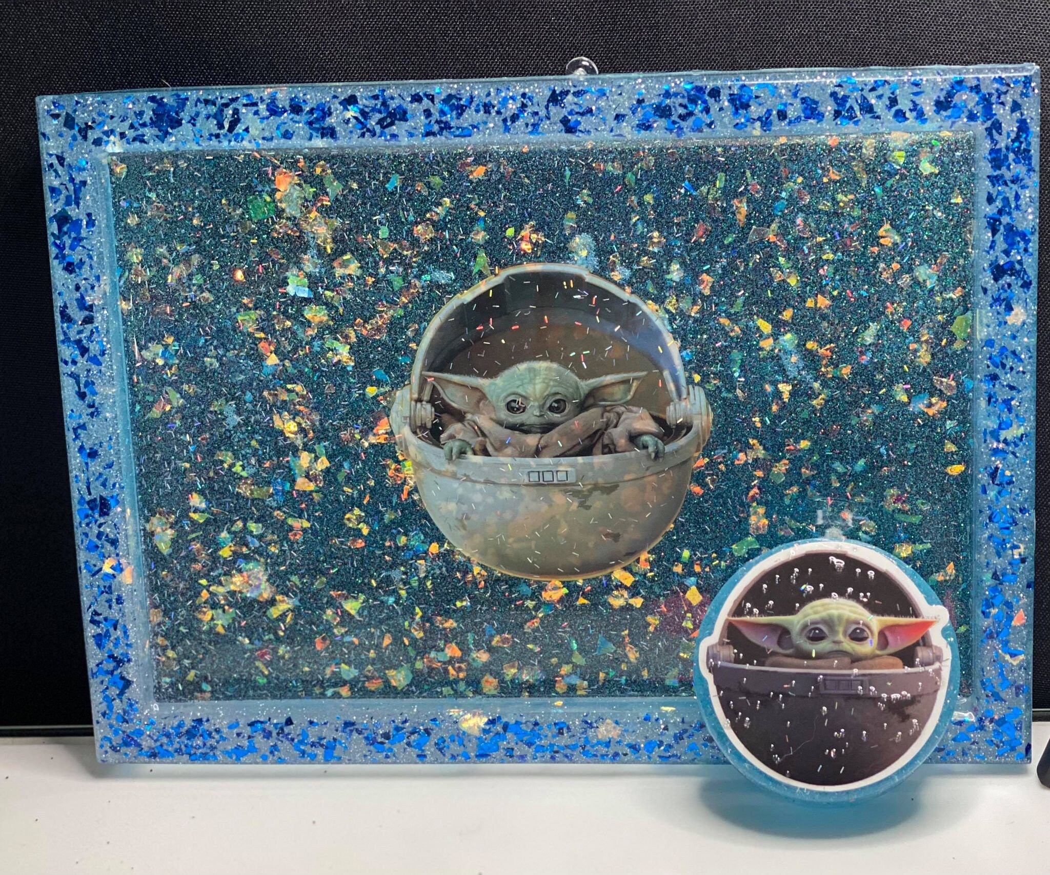 Baby Yoda Rolling Tray and Grinder Etsy