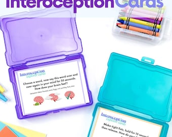 Interoception Activity Cards - SEL Activities for Exploring Body Sensations - Digital Download
